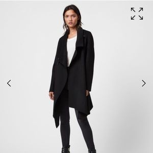 All Saints Monument Eve Coat Taupe